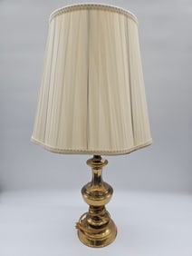 Brass Table Lamp with Shade