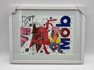 "More Everything" by Daniel Garcia (Cuban/American) Mixed Media