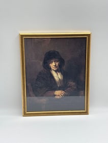 Framed Print "Old Woman" by Rembrandt
