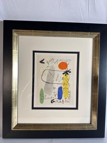 "Miró Art Graphique" by Joan Miró (Spanish, 1893–1983) Lithograph