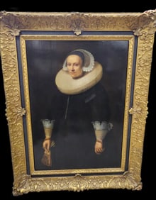 Attributed to Nicolaes Eliasz Pickenoy (Dutch, 1588-1653) Oil on Board