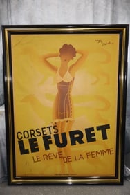 Corsets Le Furet Poster
