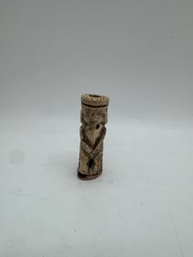 Pre-Colombian Carved Bone Mini Sculpture