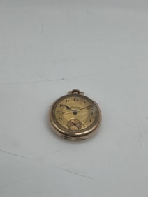 Premo Gold-Tone Pocket Watch