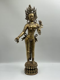 Large Bronze Tara Statue