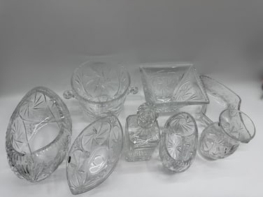 Collection of Cut Crystal Glassware