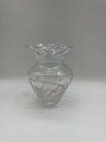 Cut Crystal Glass Vase