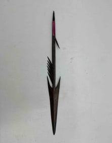 Vintage Sierra Leone Antique Iron Harpoon or Spearhead