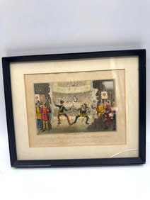 "The Battle of Bosworth Field"  by John Leech (England, 1817-1864) Etching