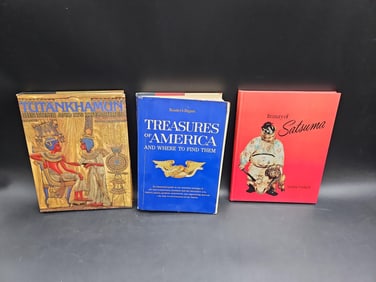 Illustrated Treasures and Antiquities Book Collection – 3 Volumes