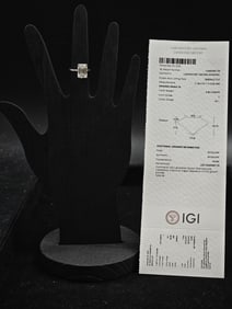 5.00 Carat Lab-Grown Diamond Ring, Emerald Cut – GRA Certified