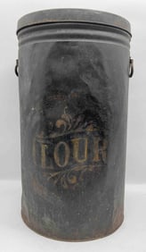 Antique Flour Storage Tin