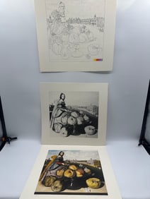 Josef Levi Still Life Zurbaran Hand Sig Numbered 3 Lithos Portfolio MINT cond