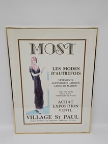 Les Modes d’Autrefois – Vintage French Fashion Poster