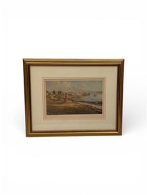 Ron Goyette, American (1941-2002) Limited Edition Landscape Print, Edition 52/500, Framed Artwork