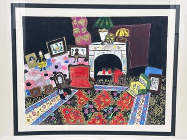 "Interior Scene" by Serge Gainsbourg (France, 1928-1991) Gauche