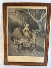 Framed Art print entitle "Jersey" - Box 10