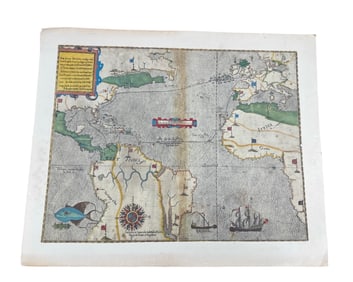 Voyage of Sir Francis Drake Map