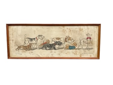 "Sex Appeal" by Boris O'Klein (France, 1893-1985) etching