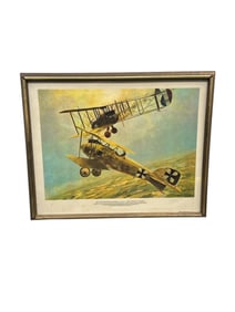 Vintage 1971 J.B. Deneen "The Von Richthofen Legend - Plate I - First Official Victory"