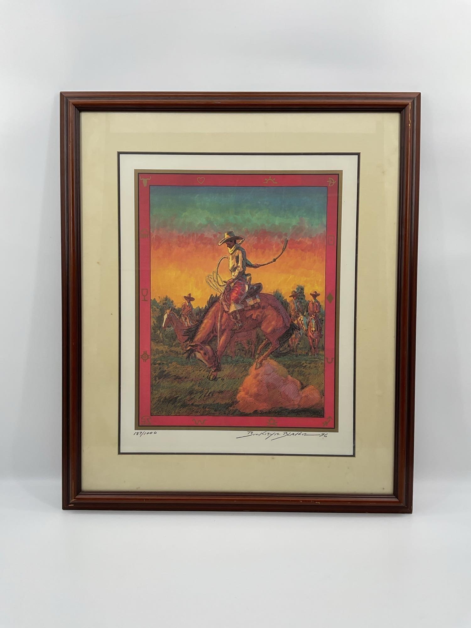 "The Rawhide Ballet" by Buckeye Blake (American, b.1946) Lithograph (1 of 5)