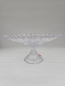 Pressed Glass Cake Stand