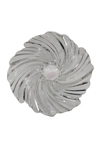Vintage Swirl Pattern Clear Glass Dish