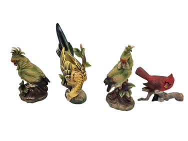 Mixed Lot of Porcelain Bird Figurines