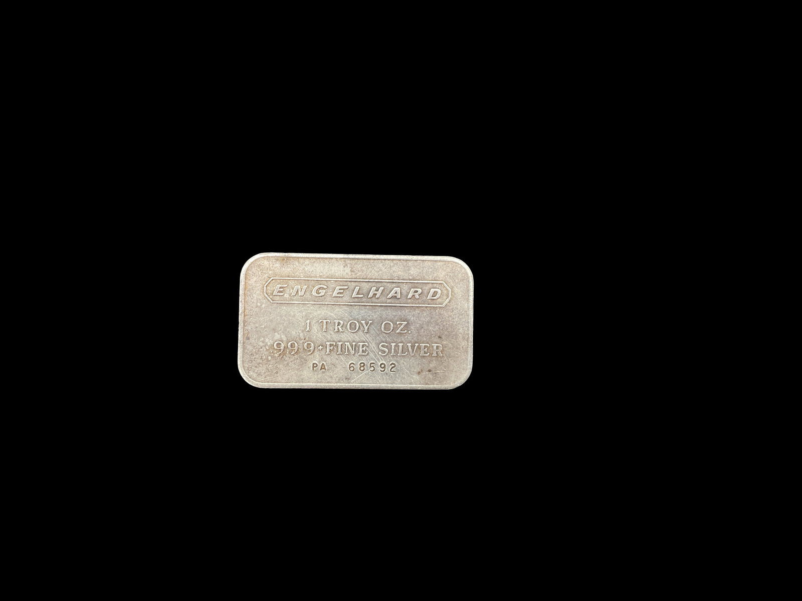 Engelhard 1 Troy Ounce Silver Bar (1 of 2)