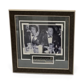Larry King | 2000s Frank Sinatra and Dean Martin Black and White Photograph