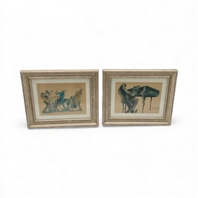Pair of Leo Meiersdorff Jazz Prints, Signed