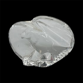 Steuben Crystal American Eagle Hand Cooler or Paperweight.