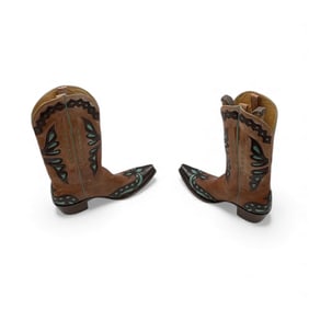 Old Gringo Hand Tooled Leather Cowboy Boots Size 10