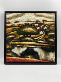 "Grey Reflection" by Sergey Cherep (Russia, b.1969) w/ COA