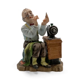 Porcelain Tailor Figurine