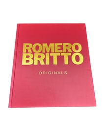 Romero Britto “Originals?? Art Book, Contemporary Pop Art Hardcover Volume