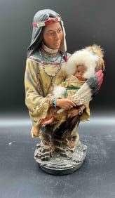 Native American Mother with Child