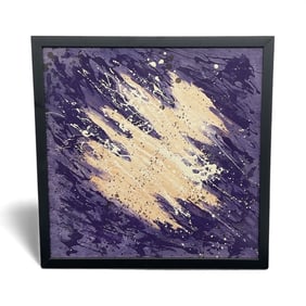Miguel Angel-Jimenez – Purple and Gold Abstract