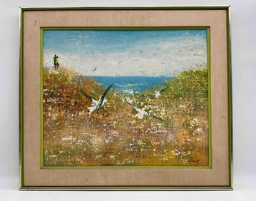 Coastal Meadow Scene by Lucas
