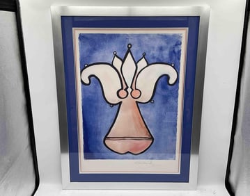 "Lys" from Anamorphoses by Salvador Dali (Spain,1094-1989) Lithograph