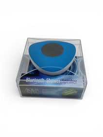 Aqua Spa Waterproof Bluetooth Shower Speaker with Suction Cup – Portable Bathroom Speaker