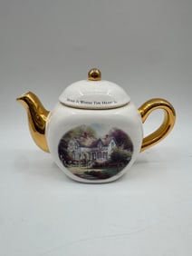 Thomas Kinkade "Home is Where the Heart Is" Teapot