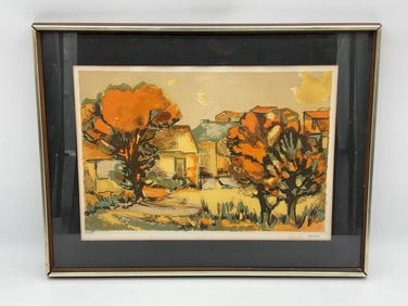 Autumn Countryside Scene by Elaine Thiollier