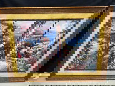 Coastal terrace view by Peter Bell