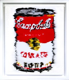 "Hommage to Andy Warhol " by Alex Sastoque (Colombia, b.1983) Oil and Acrylic on Canvas