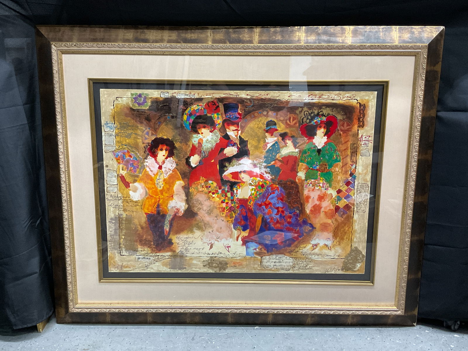 "Love and Romance" by Alexander Galtchansky and Tanya Wissotzky: Description: "Love and Romance" is a limited edition serigraph on deckle edged paper by Alexander Galtchansky (1959-2008) and Tanya Wissotzky (1959-2006), numbered and hand signed by the art