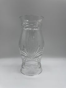 Etched Glass Vase