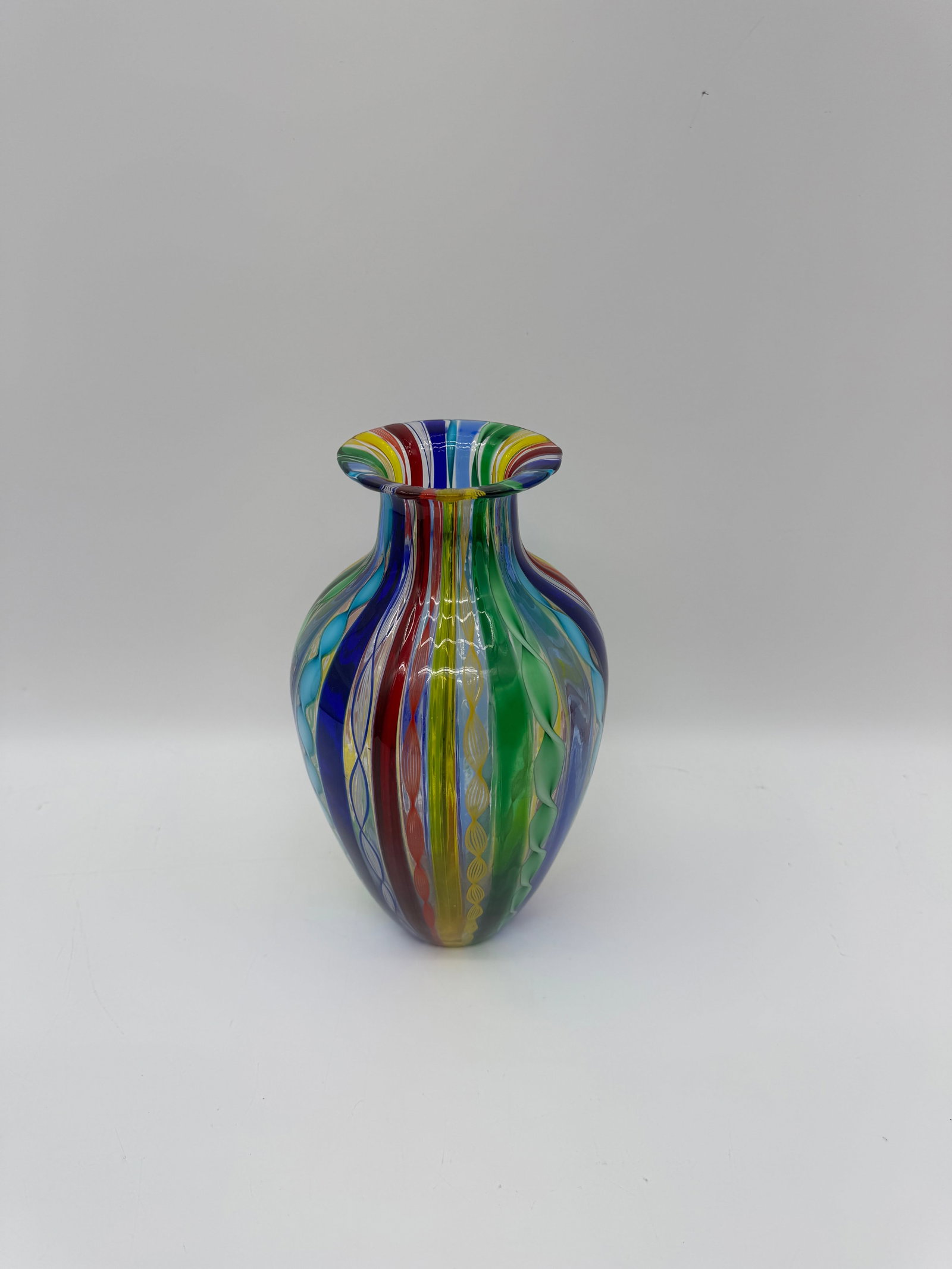 Oggetti Murano Art Glass Vase, Italy (1 of 4)
