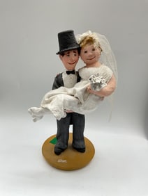 Bride and Groom Figurine by Dianne Dengel