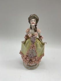 Antique Scheibe-Alsbach Lace Lady Figurine